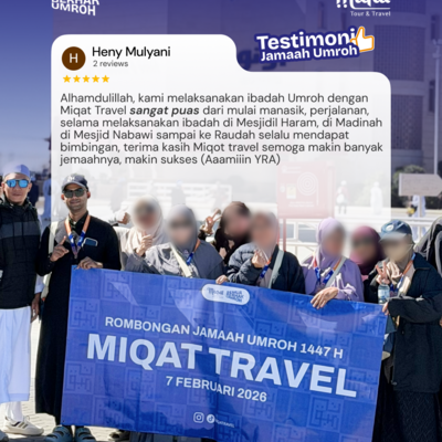 Testimoni jamaah Miqat Tour & Travel