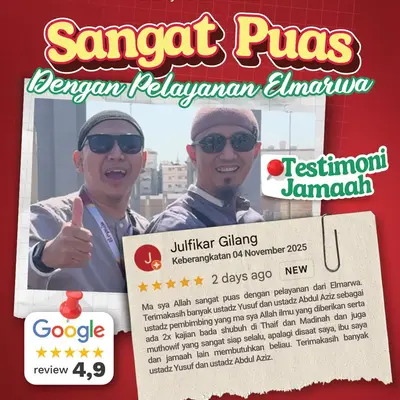 Testimoni Jamaah Umroh Elmarwa