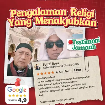 Testimonial Jamaah Umroh Elmarwa