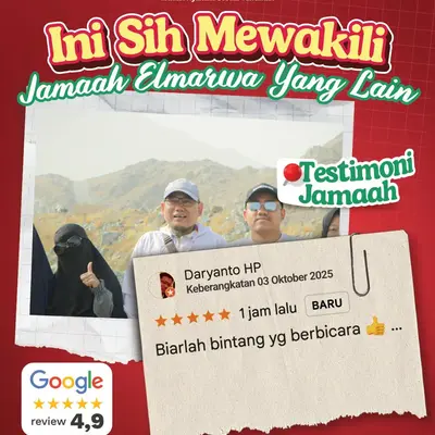 Testimoni Jamaah Umroh Elmarwa