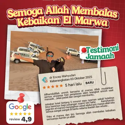 Testimoni Jamaah Umroh Elmarwa