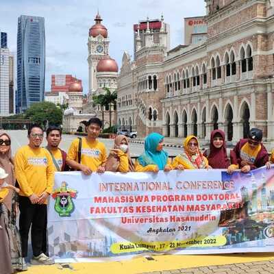 S3 FKM Unhas International Conference 17 November 2022 di Dataran Merdeka Malaysia
