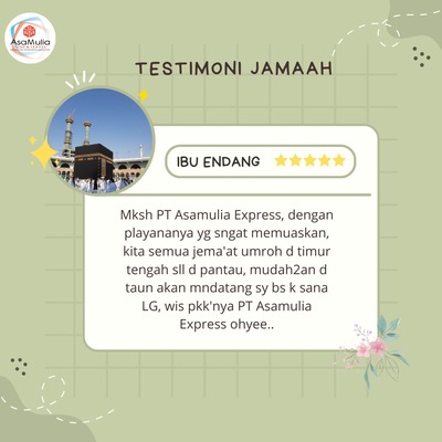 TESTIMONI JAMAAH BU ENDANG