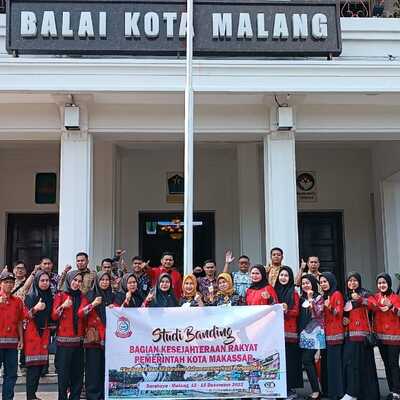 Grup Studi Banding Kesejahteraan Rakyat Pemerintah Kota Makassar di Malang