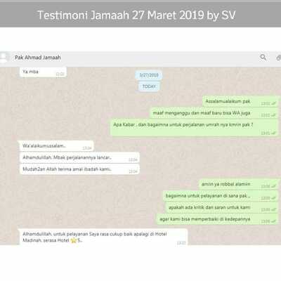 TESTIMONI JAMAAH PAK AHMAD 27 MARET 2019