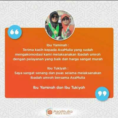 TESTIMONI JAMAAH BU YAMINAH dan IBU TUKIYAH