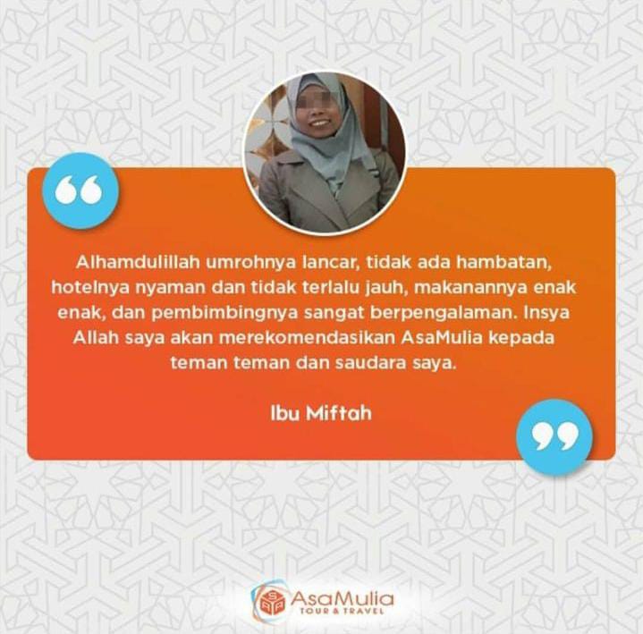 Testimoni Jamaah
