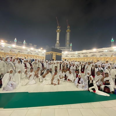 Grup Januari 2023 setelah melakukan Tawaf