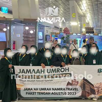 Jama'ah Namira Travel Paket Tengah Agustus 2023