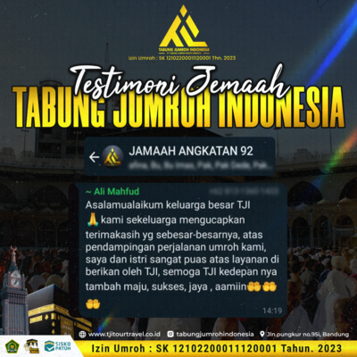 Testimoni Jemaah Umroh Angkatan 92