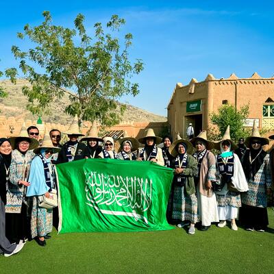 Jamaah Umroh Hadiyya di Museum Almoudy (Desember 2023)