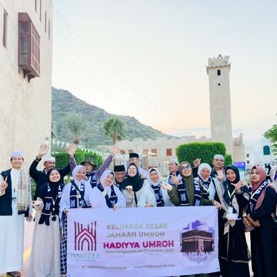 Momen Bahagia Jamaah Umroh Hadiyya (Desember 2023)
