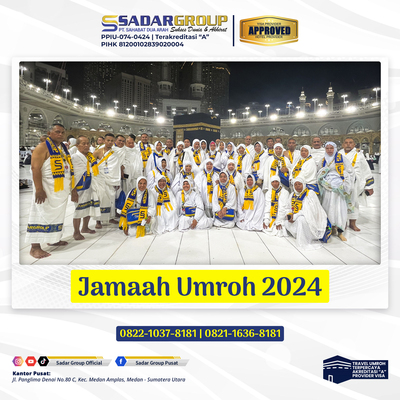 Rombongan Jamaah Umroh 25 Juli 2024 PT. SAHABAT DUA ARAH ( SADAR GROUP ) 