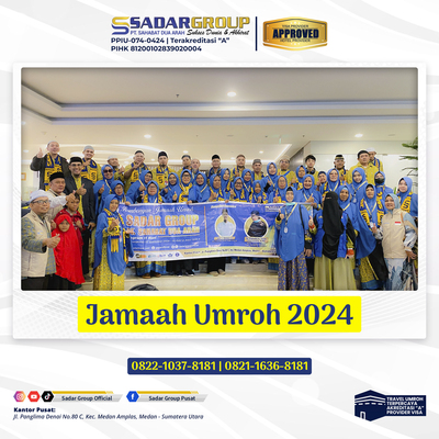 Rombongan Jamaah Umroh 07 September 2024 PT. SAHABAT DUA ARAH ( SADAR GROUP ) 