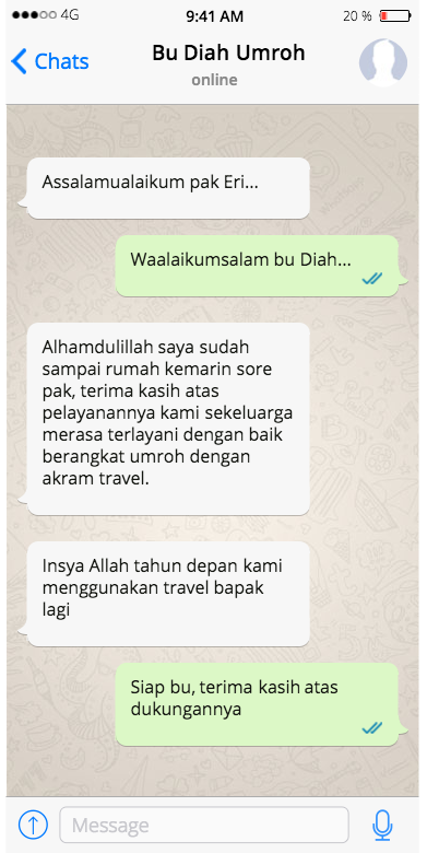 Umroh Regular 25 Jan 2018