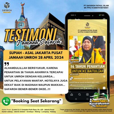 36 TAHUN PENANTIAN UNTUK KE BAITULLAH