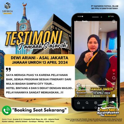 PUAS DENGAN PELAYANANNYA