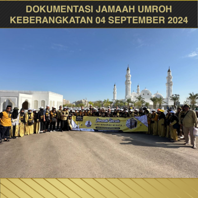 UMROH KEBERANGKATAN 04 SEPTEMBER 2024