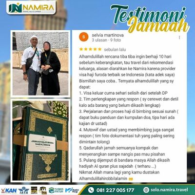 Testimoni Jamaah Haji Furoda 2024