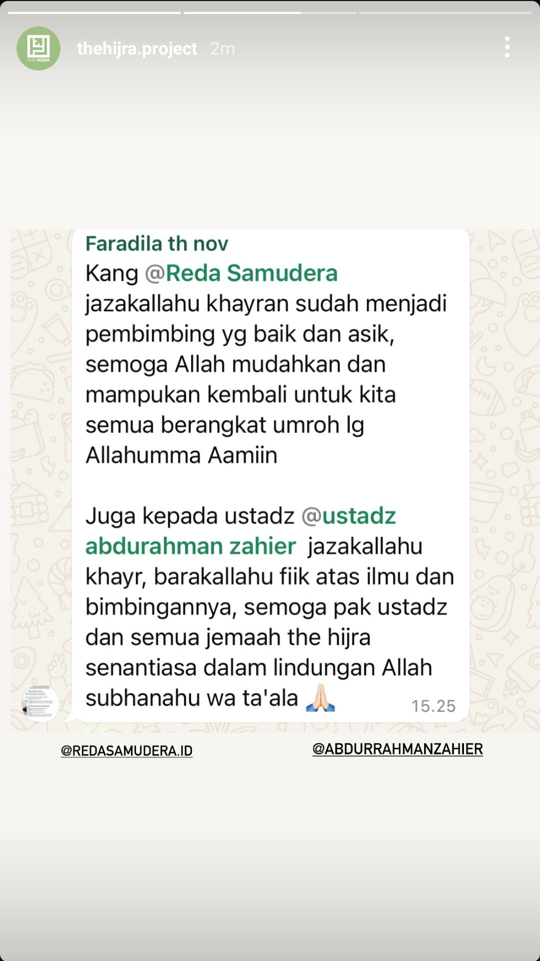 The Hijra Umrah