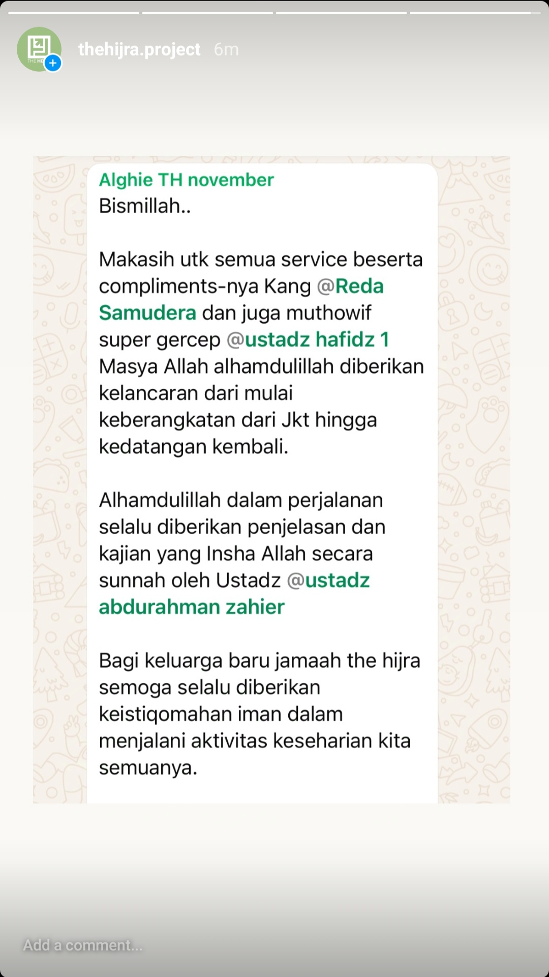 The Hijra Umrah
