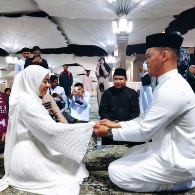 Jamaah Hadiyya melaksanakan Akad Nikah di Masjidil Nabawi (Agustus 2024)