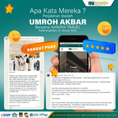 Testimoni Umroh Akbar 22 Januari 2025
