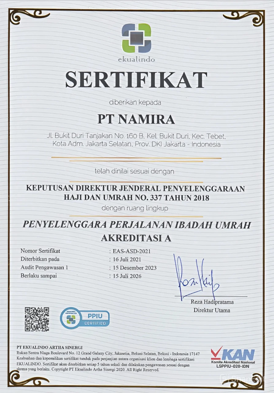 AKREDITASI NAMIRA