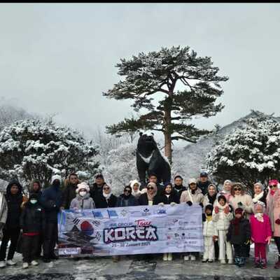 Rizma Tour Korea Musim Dingin ber Salju