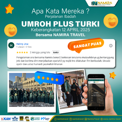 Testimoni Umroh Plus Turki 12 April 2025