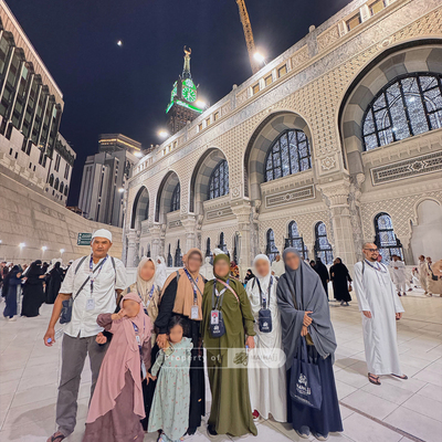 Jemaah Pesona Wisata Habatillah di Masjidil Haram