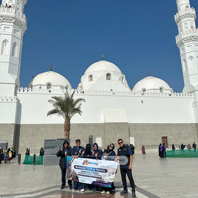 Jemaah Manhajj TOur di Masjid Quba