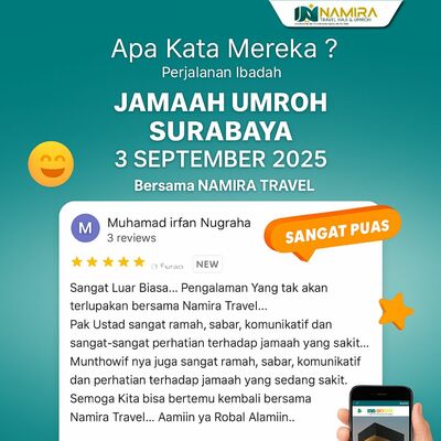 Testimoni Jamaah Umroh 03 September 2025