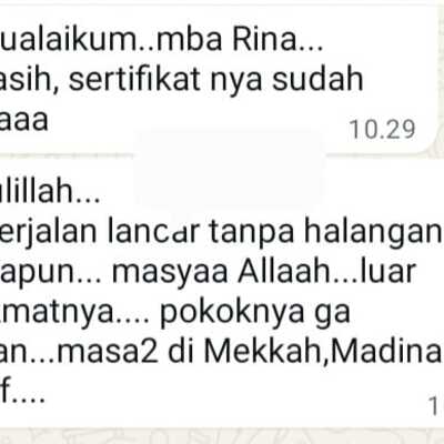 Testimoni Ibu Diah Jama'ah Umroh Plus Thaif 15 September 2025