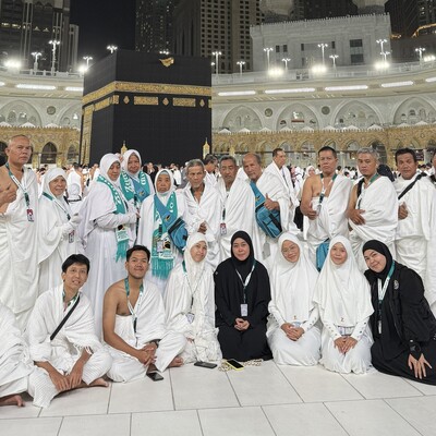 Jamaah Zumar Travel saat melaksanakan Ibadah Umroh