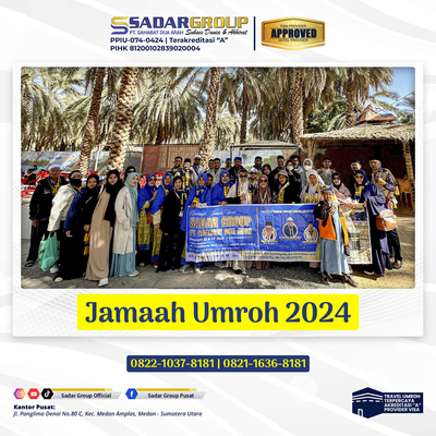 Rombongan Jamaah Umroh Batam 26 & 28 Desember 2024 PT. SAHABAT DUA ARAH