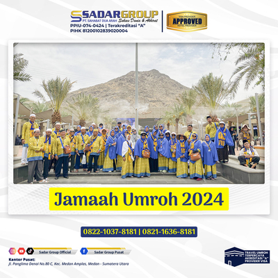 Rombongan Jamaah Umroh 12 Agustus 2024 PT. SAHABAT DUA ARAH