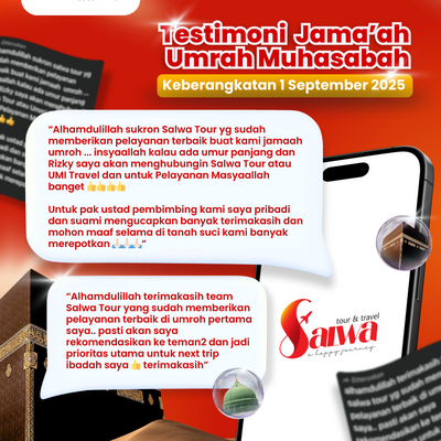 Testimoni Jamaah Umroh Muhasabah Keberangkatan 1 September 2025