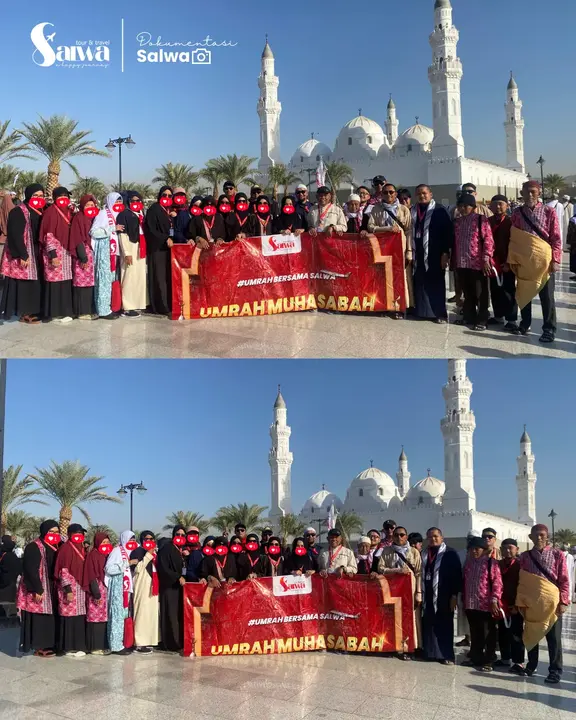 Kebersamaan jamaah Salwa Tour