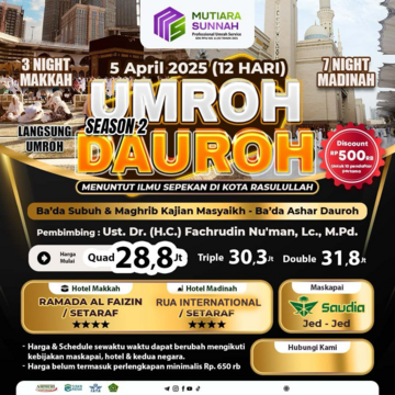 UMROH DAUROH MADINAH 05 APRIL 2025