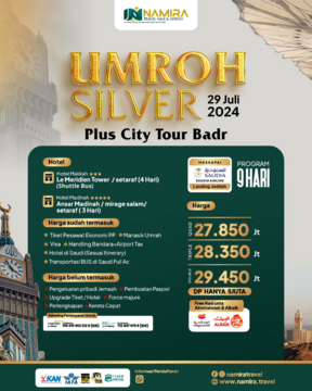 PAKET UMROH 29 JULI 2024