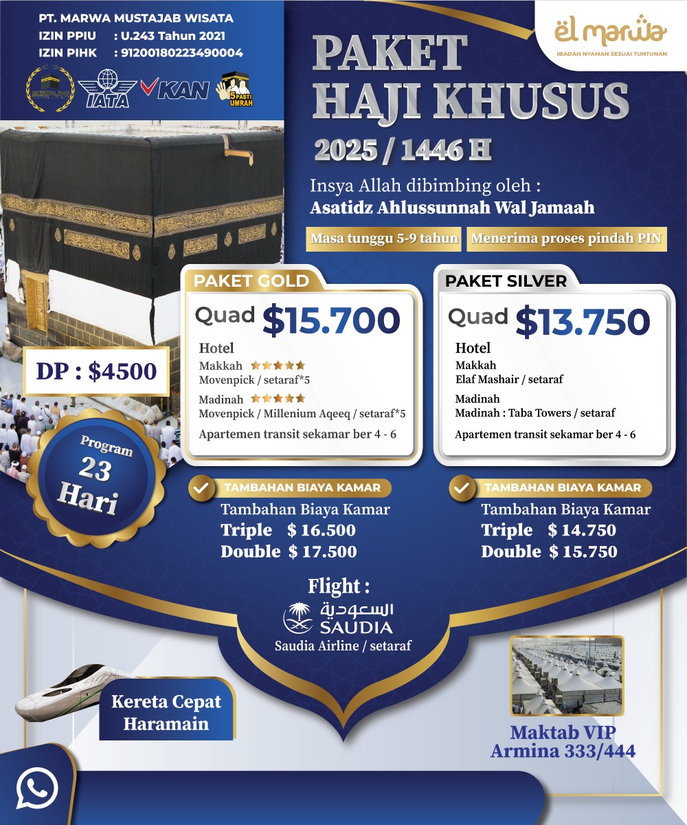 PAKET HAJI KHUSUS 