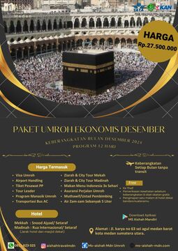 Paket Umroh Desember Special Akhir Tahun 2024