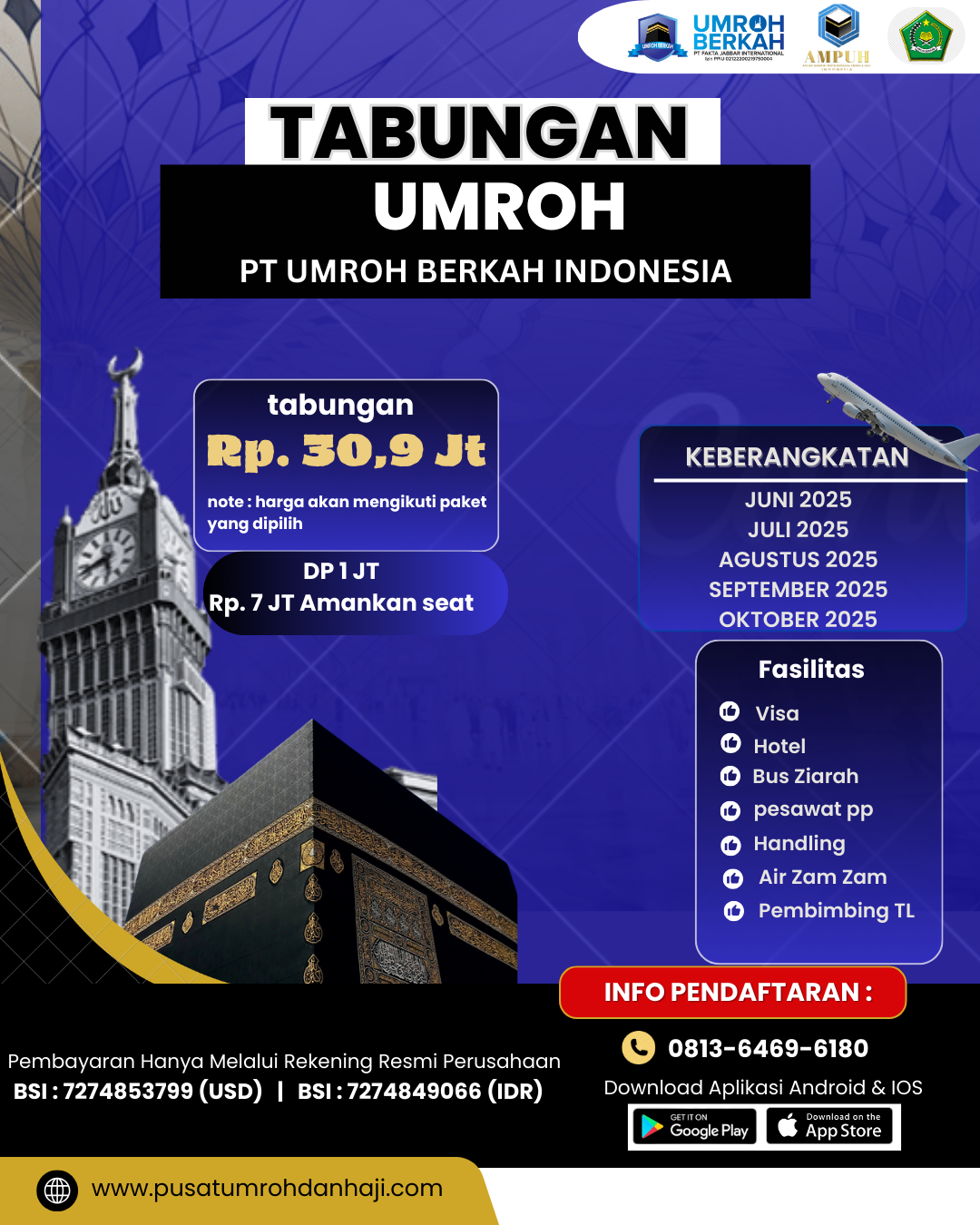 PAKET TABUNGAN UMROH BERKAH INDONESIA