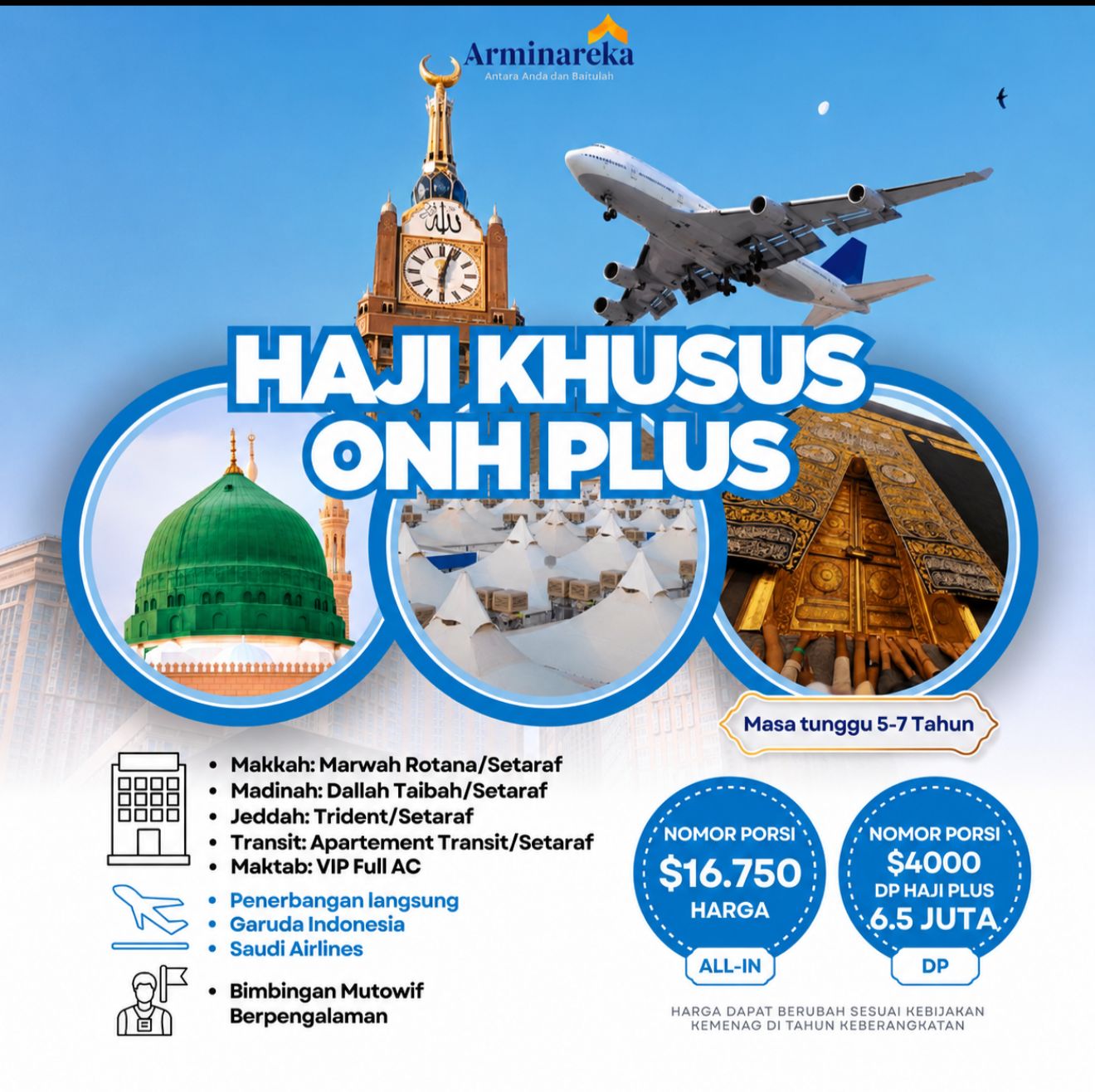 HAJI PLUS ARMINAREKA
