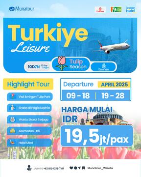 Turkiye Leisure Tulip Season 19 April 2025