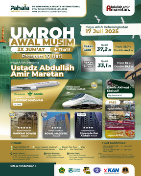 UMROH AWAL MUSIM 2X JUM'AT PLUS THAIF 17 Juli