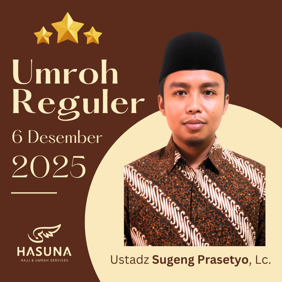 Paket Umroh Hasuna Reguler 06 Desember 2025