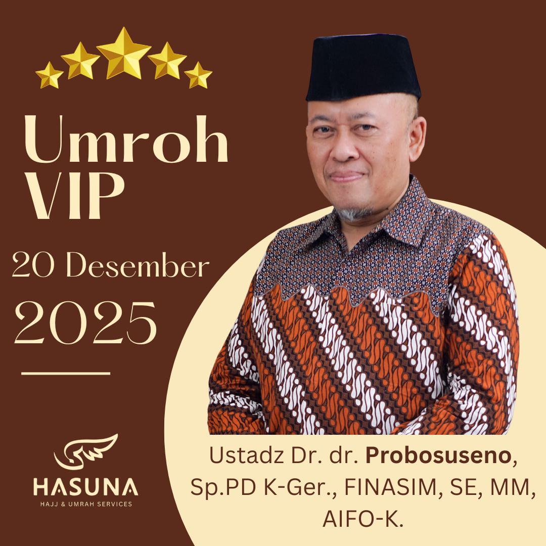 Paket Umroh Hasuna VIP 20 Desember 2025