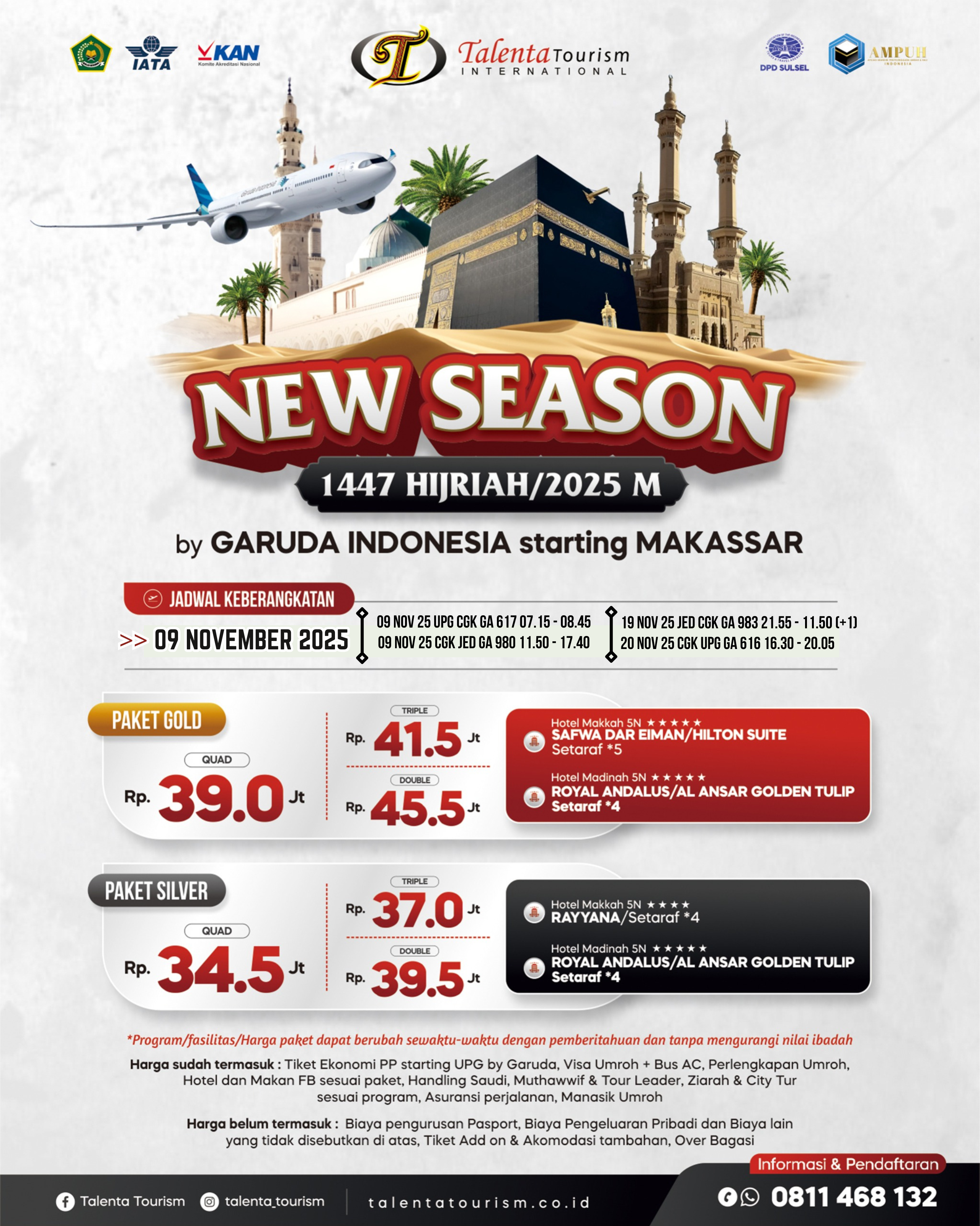 UMROH NEW SEASON 09 NOVEMBER 2025 by GARUDA INDONESIA